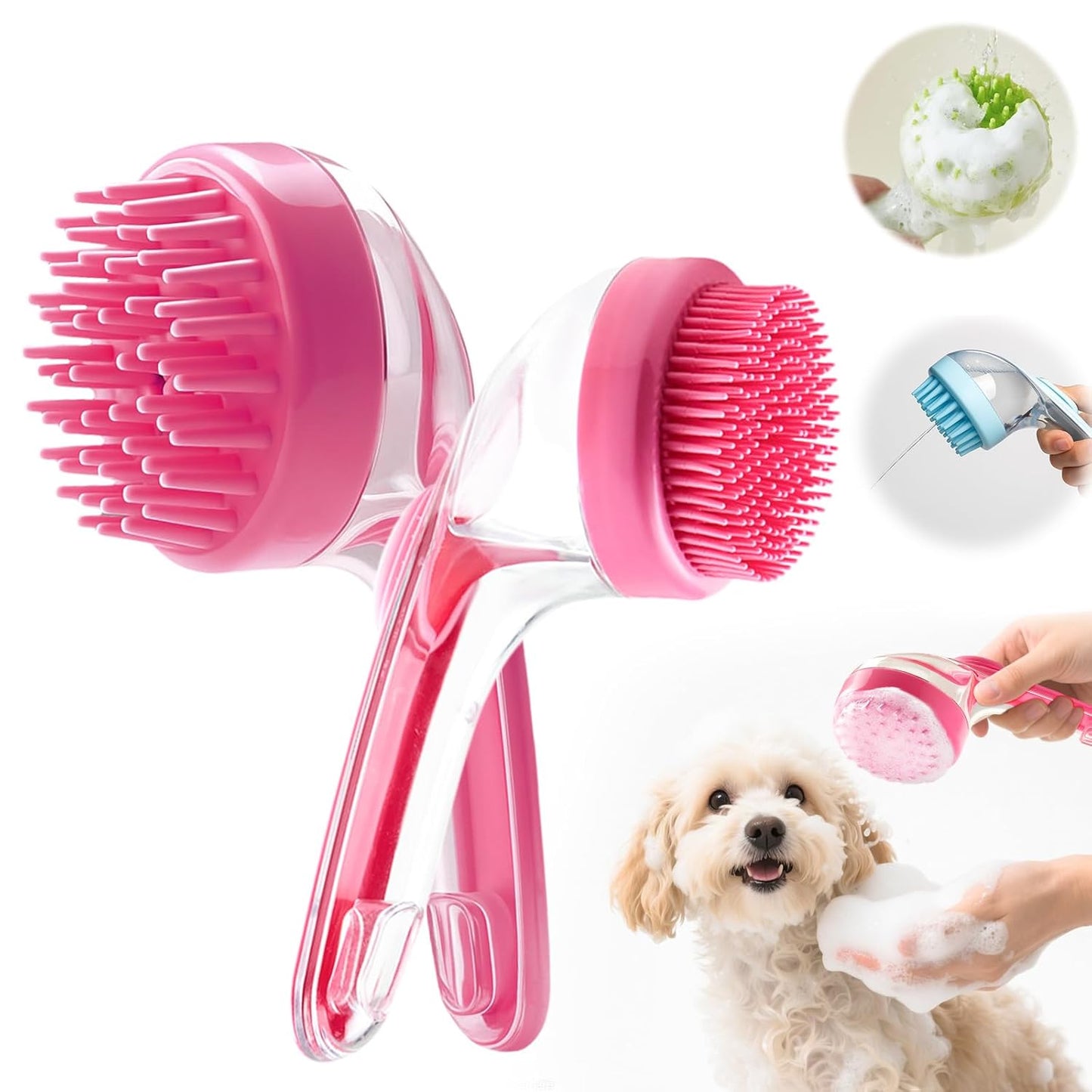 Antibacterial Pet Bath Brush