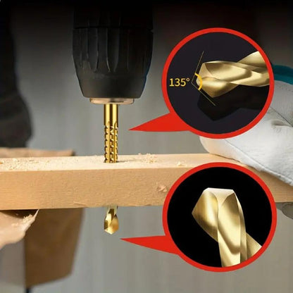 🔥Last Day Buy 1 get 1 free-49% off🔥Titanium-Coated Drill Bit Set🔧