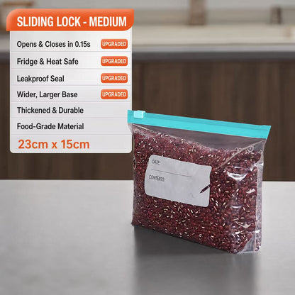Reusable Food-Grade Zip-Top Storage Bags