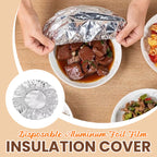 🔥Last Day Buy 1 get 1 free🎁 Reusable Heat-Locking Aluminum Foil Food Cover🍲