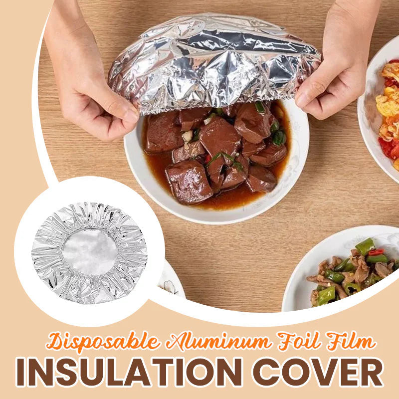 🔥Last Day Buy 1 get 1 free🎁 Reusable Heat-Locking Aluminum Foil Food Cover🍲