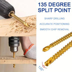 🔥Last Day Buy 1 get 1 free-49% off🔥Titanium-Coated Drill Bit Set🔧
