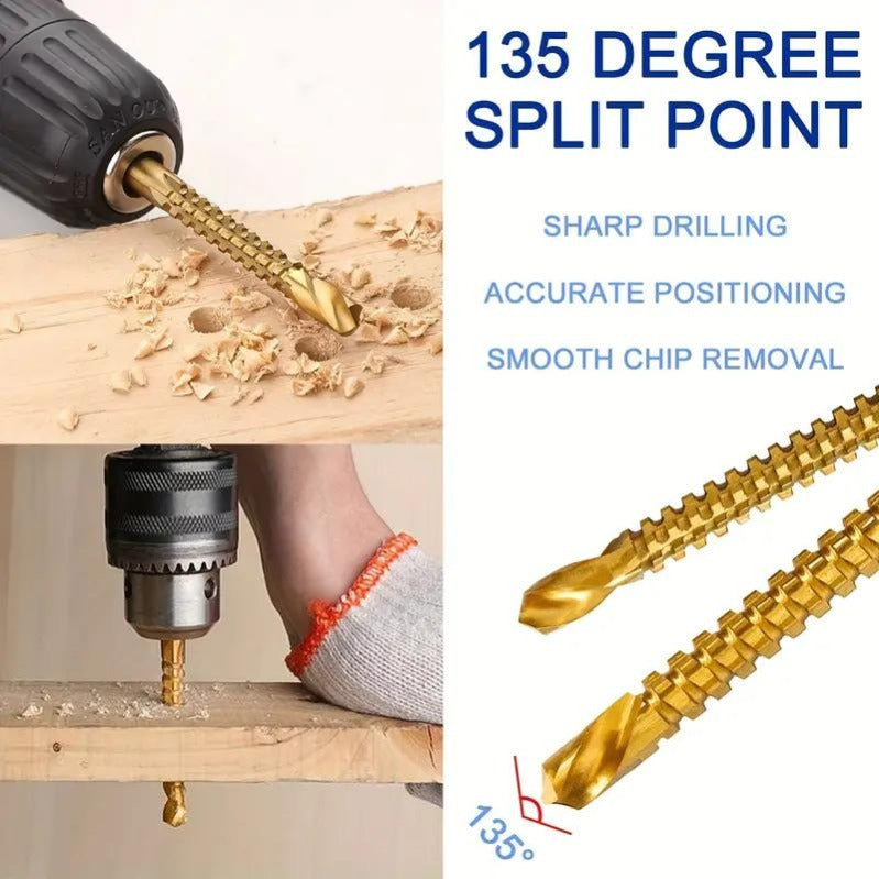 🔥Last Day Buy 1 get 1 free-49% off🔥Titanium-Coated Drill Bit Set🔧