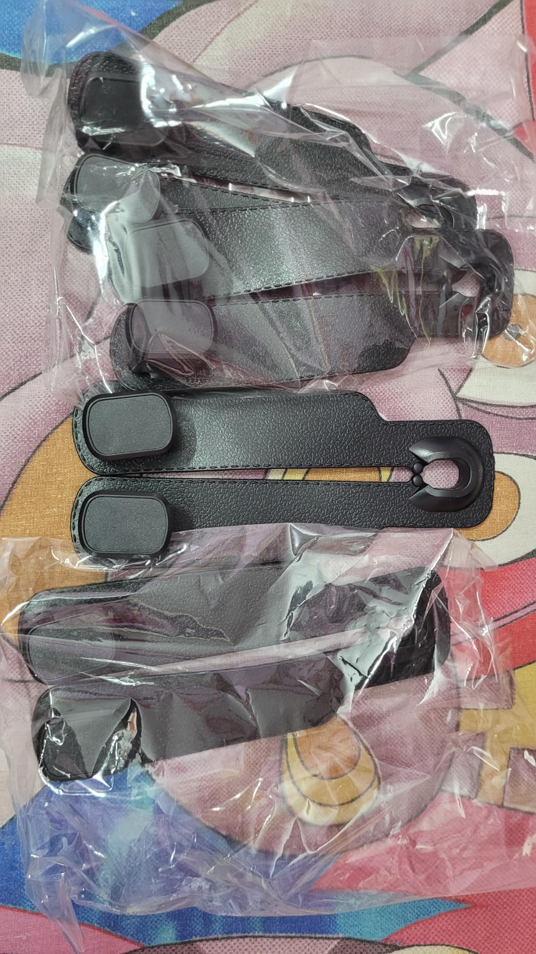 Customer photo of packed car hooks