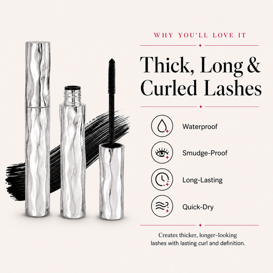 LAST DAY - BUY 1 GET 1 FREE✨Waterproof Curling & Lengthening Mascara