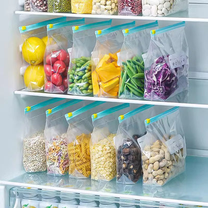 Reusable Food-Grade Zip-Top Storage Bags