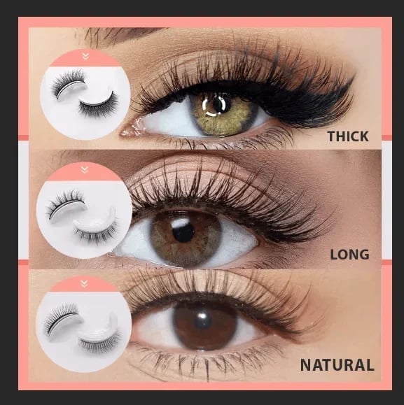 🔥LAST DAY - BUY 1 GET 1 FREE JUST $9.99EACH🔥🎉Reusable Adhesive Eyelashes