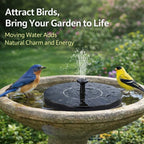 🔥SUMMER SALE BUY 1 GET 1 FREE JUST $24.99 EACH ⛲ Solar Garden Fountain Pump