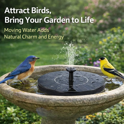 🔥SUMMER SALE BUY 1 GET 1 FREE JUST $24.99 EACH ⛲ Solar Garden Fountain Pump