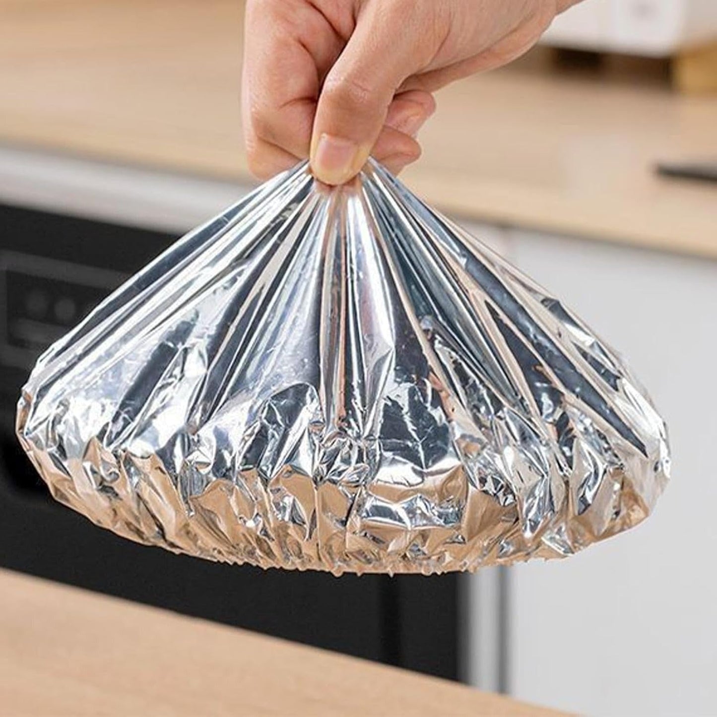 🔥Last Day Buy 1 get 1 free🎁 Reusable Heat-Locking Aluminum Foil Food Cover🍲