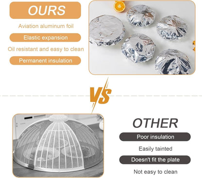 🔥Last Day Buy 1 get 1 free🎁 Reusable Heat-Locking Aluminum Foil Food Cover🍲