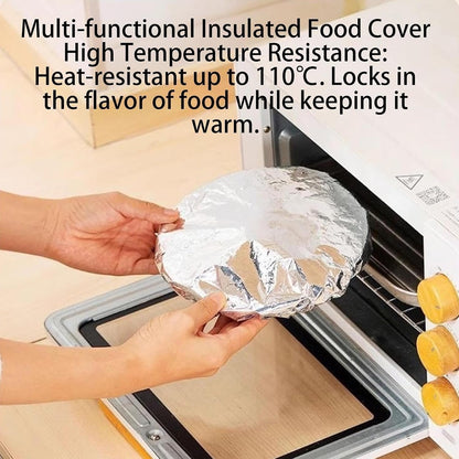 🔥Last Day Buy 1 get 1 free🎁 Reusable Heat-Locking Aluminum Foil Food Cover🍲