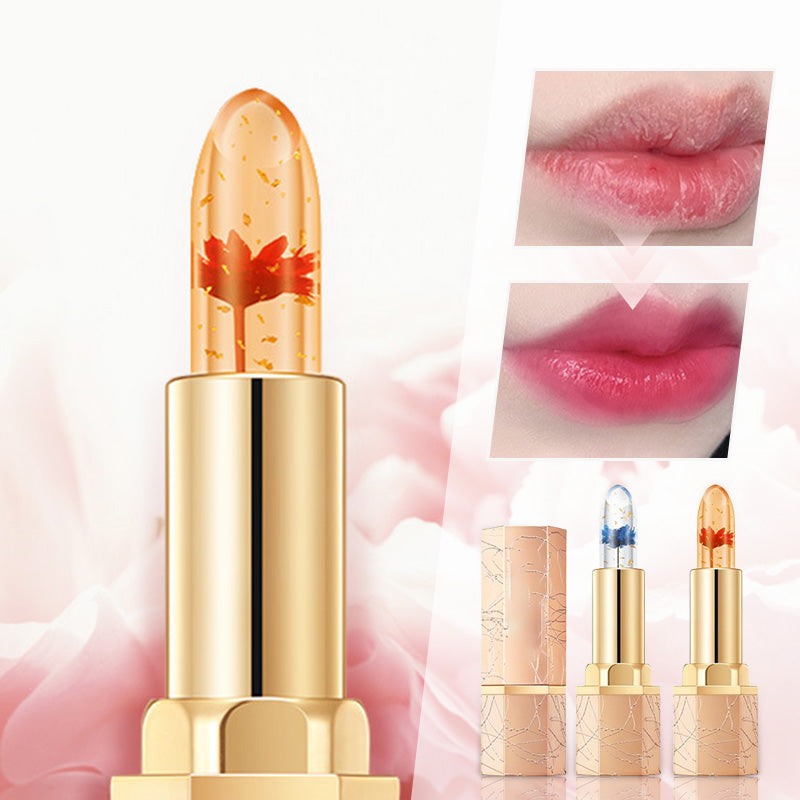 🔥LAST DAY - BUY 1 GET 1 FREE JUST $10.99 EACH👄Crystal Flower Temperature Color Change Jelly Lipstick